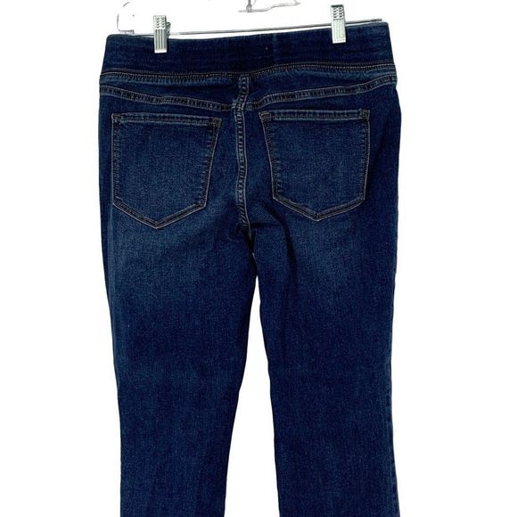 Old Navy Womens Rockstar Jegging Jeans Sz 8 Distress Skinny Pullon Elastic 2765 - Picture 6 of 9